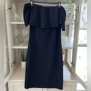 Black Off-The-Shoulder Bodycon Dress (XL)
